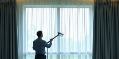 Commercial curtain steam cleaning service cattai-nsw hotels offices