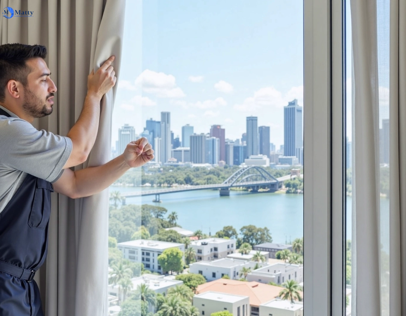 Professional curtain steam cleaning service cattai-nsw QLD by Matty Curtain Cleaning